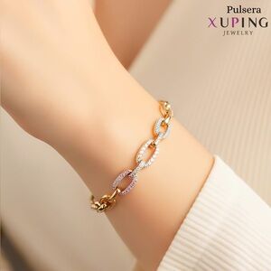 Ping Two-Tone Gold and Silver Bracelet